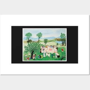 grandma moses Posters and Art